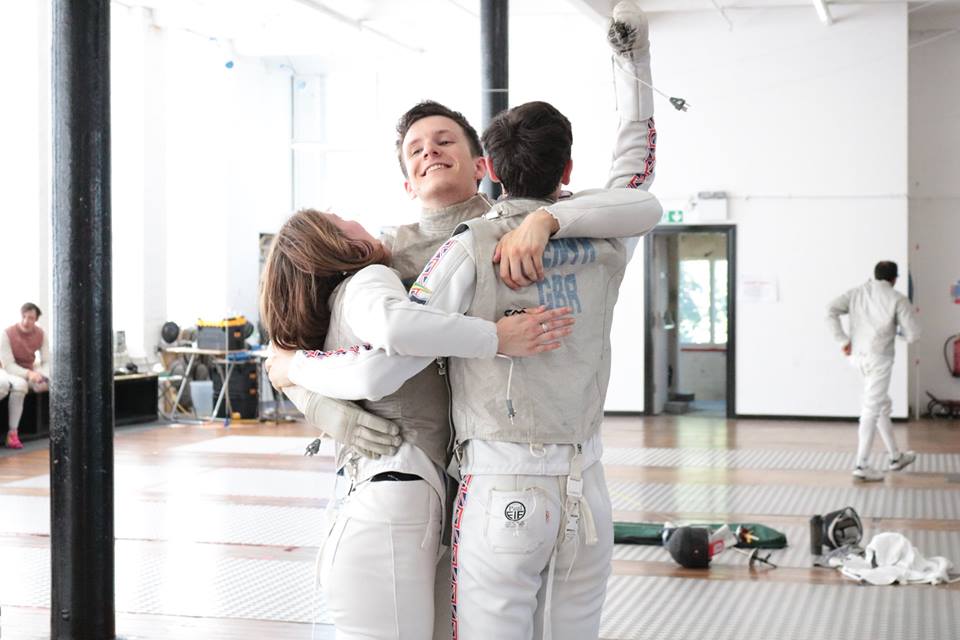 Winner of the Teamwork Category in British Fencing Image of the Year 2018