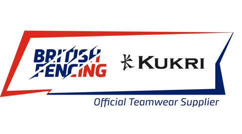 British Fencing and Kukri logos, Official Teamwear Supplier