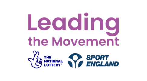 Leading the Movement, National Lottery and Sport England logos
